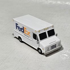 20230523_103901.jpg STL file HO SCALE FEDEX DELIVERY STEP VAN・Model to download and 3D print