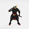 015.png Samurai-Krieger 3D