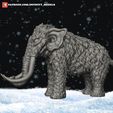Mammoth_render2.jpg Winter Monsters - Tabletop Miniatures 3D Model Collection
