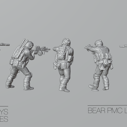  BEAR PMC Operators low profile 28 Mm 3D File For 3D Printing Cults
