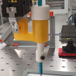 Kuka 2.jpg Fichier STL PORTE CRAYON ROBOT INDUSTRIEL KUKA CELLULE ÉDUCATION・Design pour imprimante 3D à télécharger, semabire