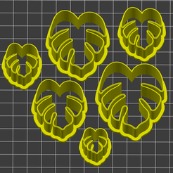 Screen-Shot-2021-06-08-at-7.45.58-PM.png Fichier STL Set de découpe d'argile pour feuilles de Monstera・Idée pour impression 3D à télécharger