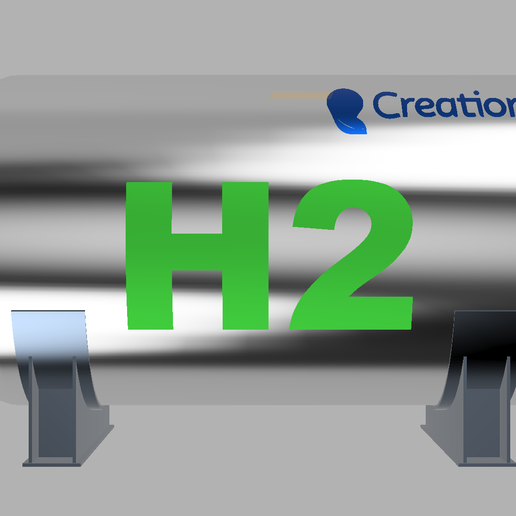 Hydrogen Storage Tank (H₂) – Educational & Decorative Miniature