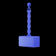 plastic-2.png Sledgehammer hammer pendant 3D print model