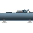 01.jpg Low Profile Stealth Semi Submersible Interceptor 1m RC Ready 3D Printable Model