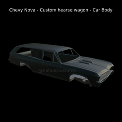 New-Project-2021-10-04T204225.775.png Fichier STL Chevy Nova - Wagon corbillard personnalisé - Carrosserie・Modèle à imprimer en 3D à télécharger, ditomaso147
