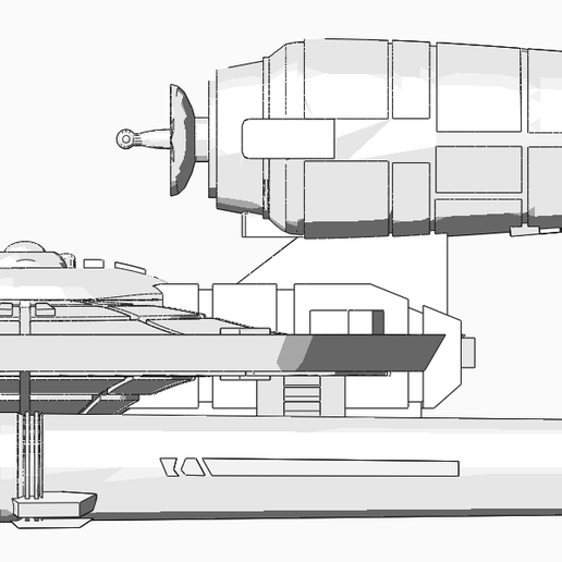 🖖 Federation Ranger Scout Cruiser・Free STL File for ・Cults