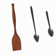 2.jpg Spoon 3D Model Collection