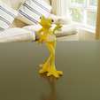 two-frog2.png Two frogs, Pair of frogs, frog kneels, frog with flowers, frog with glass