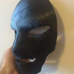 IMG_5508.JPG STL file Gallu Underworld demon Battle Mask.・3D printer design to download