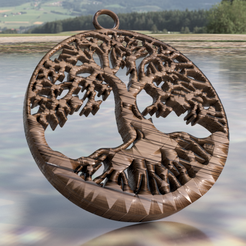 tree 1.2.png Fichier STL gratuit Boucles d'oreilles arbre celtique・Plan pour impression 3D à télécharger, raimoncoding