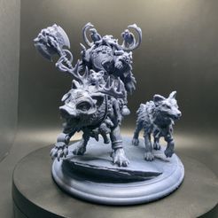 IMG_4277.jpeg 3D file Chapter knights wolf king・Model to download and 3D print