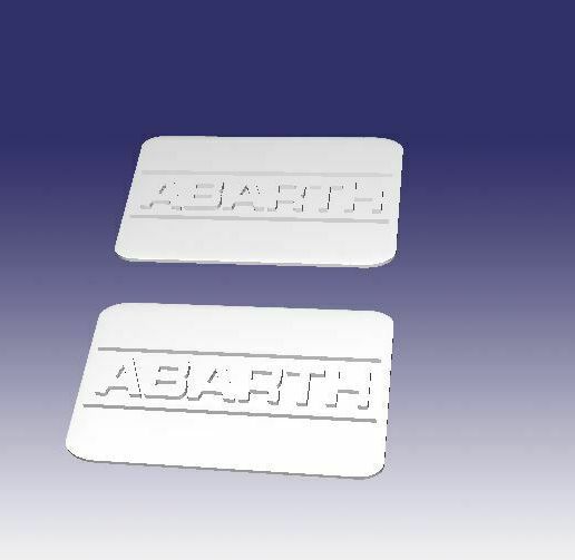 abarth seat fiat panda - 3D model önizlemesi