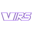 VRS EMBLEM.stl VRS emblem for Front bumper on honeycomb grill