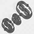 0 SCK 5-7-9cm.png Number 0 Collection Cookie Cutter
