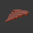Bur-oak-leaf2.png Bur oak leaf 3d relief .stl file