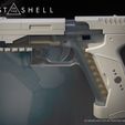 3.jpg Ghost in the shell - Major termoptic pistol 3D print model