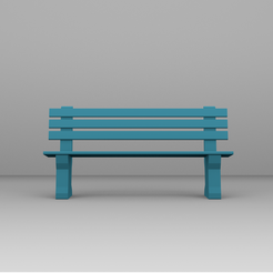 banc1.png STL file Bench for architectural project・3D printing idea to download
