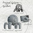 3D-geometry-dash-sphere-spider.jpg Articulated easy to build sphere geometry dash robot spider. Small storage, Fully scalable, it can be a piggy bank