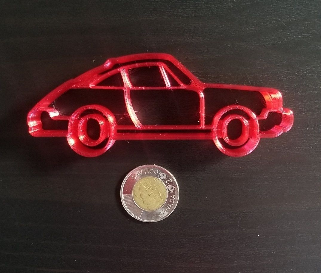 20200813_103328.jpg Download STL file Porsche 911 cookie cutter • Object to 3D print, 3DPrintersaur