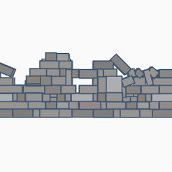 Ruins-sections-lined-up.png Fichier STL gratuit Sections de la ligne de base des ruines・Modèle à télécharger et à imprimer en 3D, Morhec