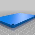 120x80x45_Lid_for_printing_face_up.png Universal Project Box