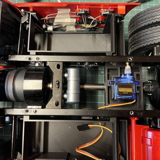 Tamiya Scania 770S 6x4 interior side box