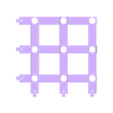 Matrix-Net-Border-Top-Right-Corner-3-Rows.stl Pixel WS2811 LED Matrix 2 Inch Spacing