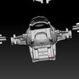 ScreenShot166.jpg Star Wars .stl Tie Fighter and Spare Parts .3D action figure .OBJ Kenner style.