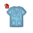 245982862_906989173237253_5013048541608309553_n.jpg Nurse/Doctor Scrub Cookie Cutter and Stamp #2