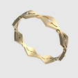 perspective_render_square.png Anillo geométrico único en 3D