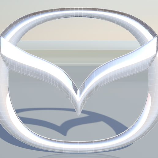 9.jpg Emblema de Mazda Modelo de impresión 3D listo para imprimir