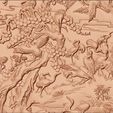 hundreds_of_cranes10.jpg Chinese traditional woodcarving