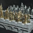 7.jpg Medieval Chess Set - 3d Print Model
