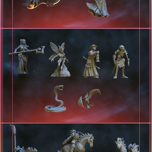 3D file School of Magic EXTRA ENEMIES 🏫 ・3D printing template to ...