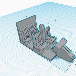 Interior-Bell-206-1-48.png STL file Bell Jetranger 206 interior - Scale 1:48・Design to download and 3D print