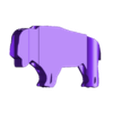 buffalo amb.stl Buffalo 3D Dual Text (Ambigram)