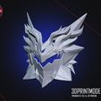 LionKing_Fate_Grand_Order_Cosplay_Mask_3D_Print_Model_STL_file_04.jpg Lion King Fate Grand Order Cosplay Mask - Lancer - King of Knights
