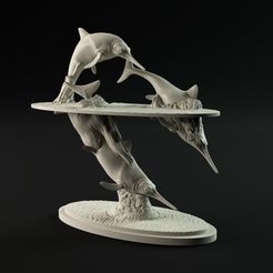Ichtyosaurus_jumping_1.jpg Ichtyosaur jumping 1-35 scale pre-supported