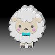 HeSheep.jpg Fichier STL MOUTON 1 SHAMPOING SOLIDE ET MOULE POUR POMPE À SAVON・Idée pour impression 3D à télécharger