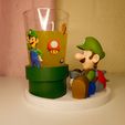 1000019550.jpg Luigi / Mario Bros. Cup Holder / Succulent Planter