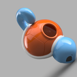 qfqfqs.png Pokemon - Squirtle - Squirt Bottle - Zenigame Watering Can - ゼニガメじょうろ - 3D Model
