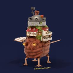 castle1.jpg STL-Datei Das bewegliche Schloss von Hauro・Modell zum Herunterladen und 3D-Drucken