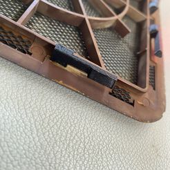 IMG_1449.jpeg STL file BMW E36 Rear Speaker Cover Grille repair tabs・3D printing template to download