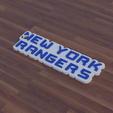 RangersName.png New York Rangers Keychain