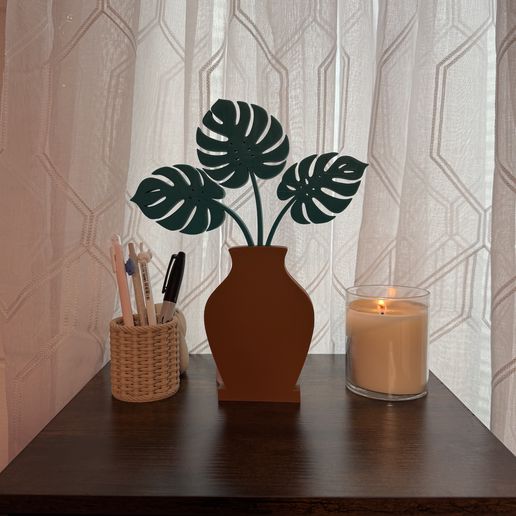 Modern Monstera Plant Decor