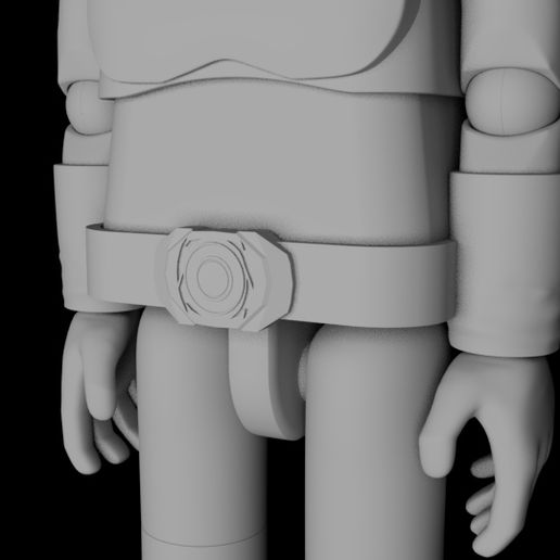 💯 RED RANGER MINI ACTION FIGURE 100 MM.・ STL File for 3D printing・Cults