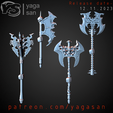 2.png Chaos and Kharne Axes KitBASH Pack 2