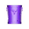 564. Trash can damage.obj Trash Can Collection 3D printable files for Action Figures
