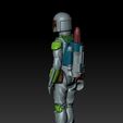 ScreenShot993.jpg Star Wars .stl Bobafett.3D action figure .OBJ Kenner style.